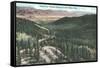 Teton Pass, Gateway to Jackson Hole-null-Framed Stretched Canvas