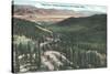 Teton Pass, Gateway to Jackson Hole-null-Stretched Canvas