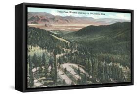 Teton Pass, Gateway to Jackson Hole-null-Framed Stretched Canvas
