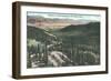 Teton Pass, Gateway to Jackson Hole-null-Framed Premium Giclee Print