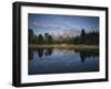 Teton Range and Snake River, Grand Teton National Park, Wyoming, USA-Adam Jones-Framed Premium Photographic Print