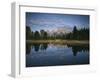 Teton Range and Snake River, Grand Teton National Park, Wyoming, USA-Adam Jones-Framed Photographic Print