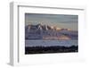 Teton Range at First Light in the Winter-James Hager-Framed Photographic Print