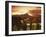 Teton Range at Sunset, Grand Teton National Park, Wyoming, USA-Adam Jones-Framed Photographic Print