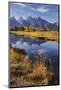 Teton Range from Schwabacher Landing, Grand Teton National Park, Wyoming-Adam Jones-Mounted Photographic Print