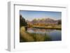 Teton Range from Schwabacher Landing, Grand Teton National Park, Wyoming-Adam Jones-Framed Photographic Print