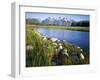 Teton Range from the Snake River, Grand Teton National Park, Wyoming, USA-Charles Gurche-Framed Photographic Print