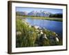 Teton Range from the Snake River, Grand Teton National Park, Wyoming, USA-Charles Gurche-Framed Photographic Print