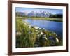 Teton Range from the Snake River, Grand Teton National Park, Wyoming, USA-Charles Gurche-Framed Photographic Print