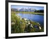 Teton Range from the Snake River, Grand Teton National Park, Wyoming, USA-Charles Gurche-Framed Photographic Print