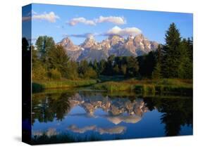 Teton Range, Grand Teton National Park, USA-John Elk III-Stretched Canvas