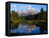 Teton Range, Grand Teton National Park, USA-John Elk III-Framed Stretched Canvas