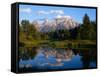 Teton Range, Grand Teton National Park, USA-John Elk III-Framed Stretched Canvas