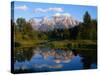 Teton Range, Grand Teton National Park, USA-John Elk III-Stretched Canvas