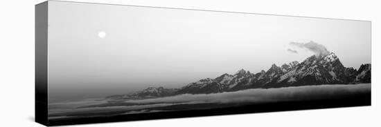 Teton Range Grand Teton National Park Wy Usa-null-Stretched Canvas