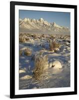 Teton Range in Winter, Grand Teton National Park, Wyoming, United States of America, North America-James Hager-Framed Photographic Print