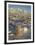 Teton Range in Winter, Grand Teton National Park, Wyoming, United States of America, North America-James Hager-Framed Photographic Print