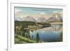 Teton Range, Jackson Lake-null-Framed Art Print