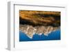 Teton Range reflected in Snake River from Schwabacher Landing, Grand Teton National Park.-Adam Jones-Framed Photographic Print