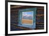 Teton Range Reflected in Window-Darrell Gulin-Framed Photographic Print