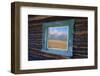 Teton Range Reflected in Window-Darrell Gulin-Framed Photographic Print