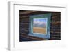 Teton Range Reflected in Window-Darrell Gulin-Framed Photographic Print