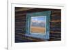 Teton Range Reflected in Window-Darrell Gulin-Framed Photographic Print