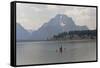 Tetons 2012 #891 (3)-Gordon Semmens-Framed Stretched Canvas