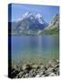 Tetons and Jenny Lake, Grand Teton National Park, Wyoming, USA-G Richardson-Stretched Canvas