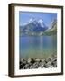 Tetons and Jenny Lake, Grand Teton National Park, Wyoming, USA-G Richardson-Framed Photographic Print