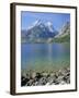 Tetons and Jenny Lake, Grand Teton National Park, Wyoming, USA-G Richardson-Framed Photographic Print