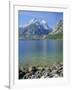 Tetons and Jenny Lake, Grand Teton National Park, Wyoming, USA-G Richardson-Framed Photographic Print