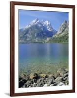 Tetons and Jenny Lake, Grand Teton National Park, Wyoming, USA-G Richardson-Framed Photographic Print