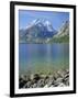 Tetons and Jenny Lake, Grand Teton National Park, Wyoming, USA-G Richardson-Framed Photographic Print