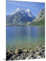 Tetons and Jenny Lake, Grand Teton National Park, Wyoming, USA-G Richardson-Mounted Photographic Print