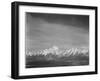 Tetons From Signal Mt View Valley & Snow-Capped Mts Low Horizons Grand Teton NP Wyoming 1933-1942-Ansel Adams-Framed Art Print