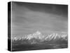 Tetons From Signal Mt View Valley & Snow-Capped Mts Low Horizons Grand Teton NP Wyoming 1933-1942-Ansel Adams-Stretched Canvas