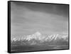 Tetons From Signal Mt View Valley & Snow-Capped Mts Low Horizons Grand Teton NP Wyoming 1933-1942-Ansel Adams-Framed Stretched Canvas