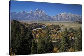 Tetons III-J.D. Mcfarlan-Stretched Canvas