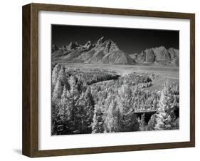 Tetons IV-J.D. Mcfarlan-Framed Photographic Print