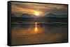 Tetons Jackson lake-Gordon Semmens-Framed Stretched Canvas