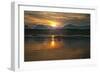 Tetons Jackson lake-Gordon Semmens-Framed Photographic Print