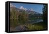 Tetons Tagert Lake-Gordon Semmens-Framed Stretched Canvas