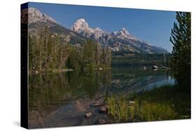 Tetons Tagert Lake-Gordon Semmens-Stretched Canvas