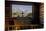 Tetons Through Window in the Episcopal Chapel of the Transfiguration, Wyoming-Michael DeFreitas-Mounted Photographic Print