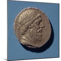 Tetracrachm (Obverse) of (?) Mithradates I, King of the Parthians (175-138 BC)-null-Mounted Giclee Print