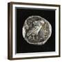 Tetradrachm from Time of Battle of Marathon Depicting Athena as Owl, Greek Coins, 5th Century BC-null-Framed Giclee Print