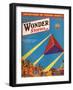 Tetrahedra of Space'-Frank R Paul-Framed Art Print