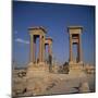 Tetrapylon and the Columned Main Street Dating from the 1st Century AD, Palmyra, Syria-Christopher Rennie-Mounted Photographic Print