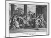 Teuta Queen of the Illyrians Orders the Roman Ambassadors to be Killed-Augustyn Mirys-Mounted Art Print